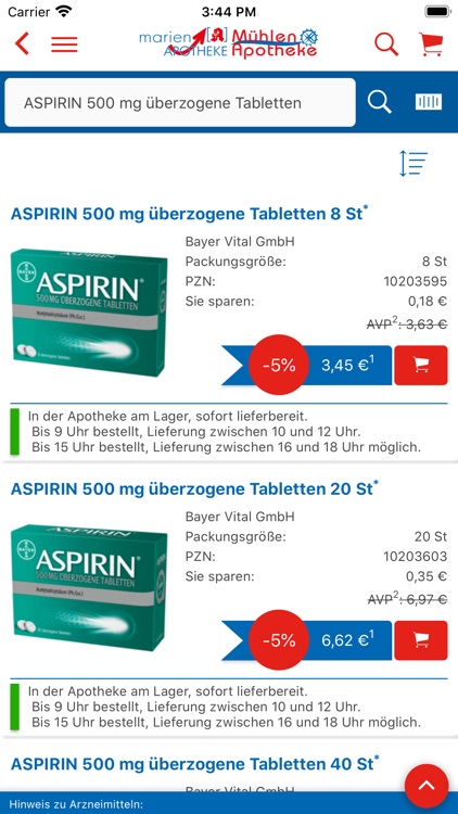 www.apotheke-vreden.de screenshot-3