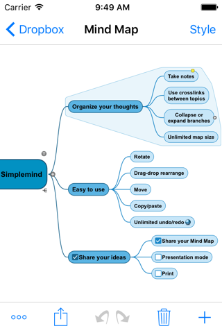 SimpleMind Pro - Mind Mapping screenshot 2