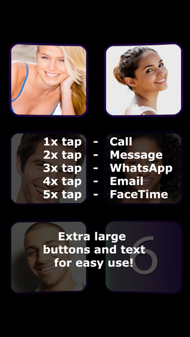 Quick Fav Dial 2 - The Simple Dialer for Favorite Contacts with Extra Large Buttons Screenshot 3