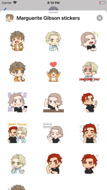 Marguerite Gibson stickers