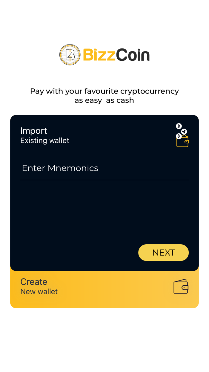 Bizzcoin Wallet