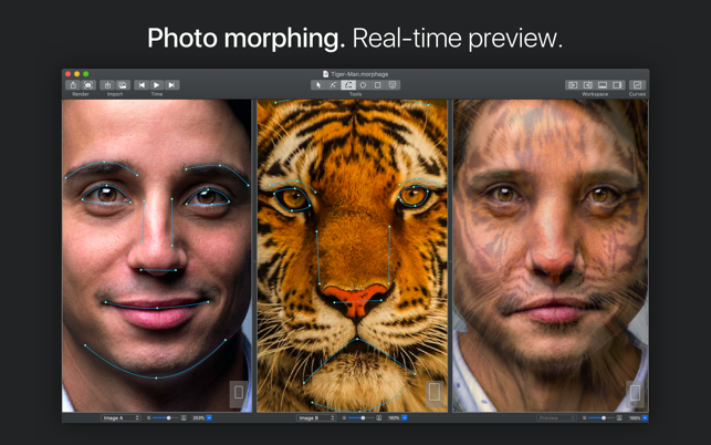 ‎Morph Age › Photo Morphing Screenshot