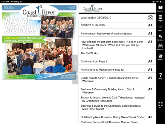 Coast River Business Journal screenshot 2