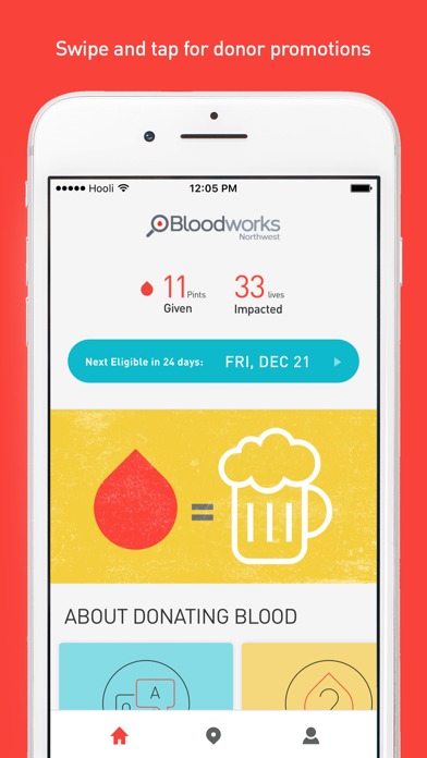 How to cancel & delete Bloodworks Donor App from iphone & ipad 1