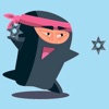 Ninja emoji - Attack stickers