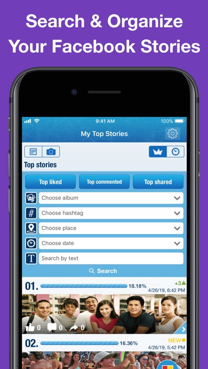 MyTopFans - Social Tracker