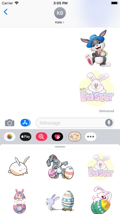 Easter Rabbit Pascha Stickers