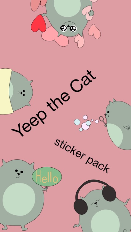 Yeep the Cat Stickers Pack