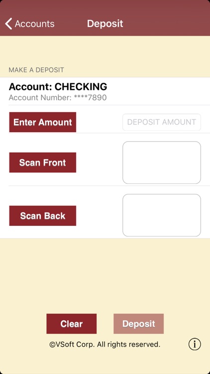 Clarion FCU Mobile Deposit