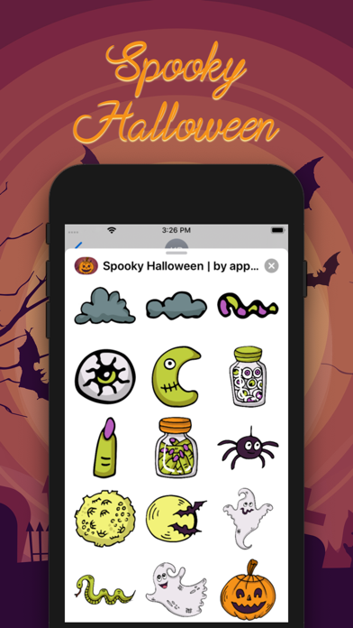 Spooky Halloween Sticker screenshot 3