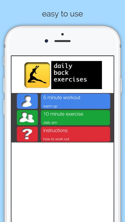 Back Exercises HD for iPad