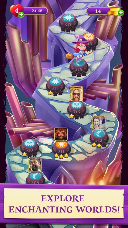 Bubble Witch 3 Saga screenshot-3