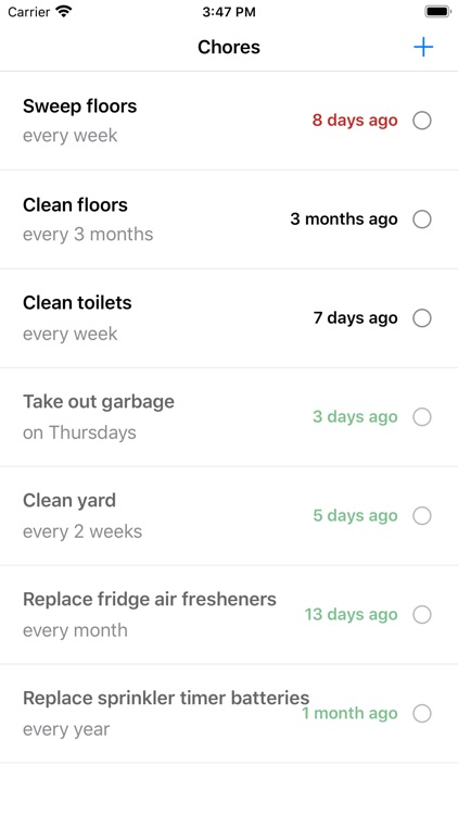 Chore List