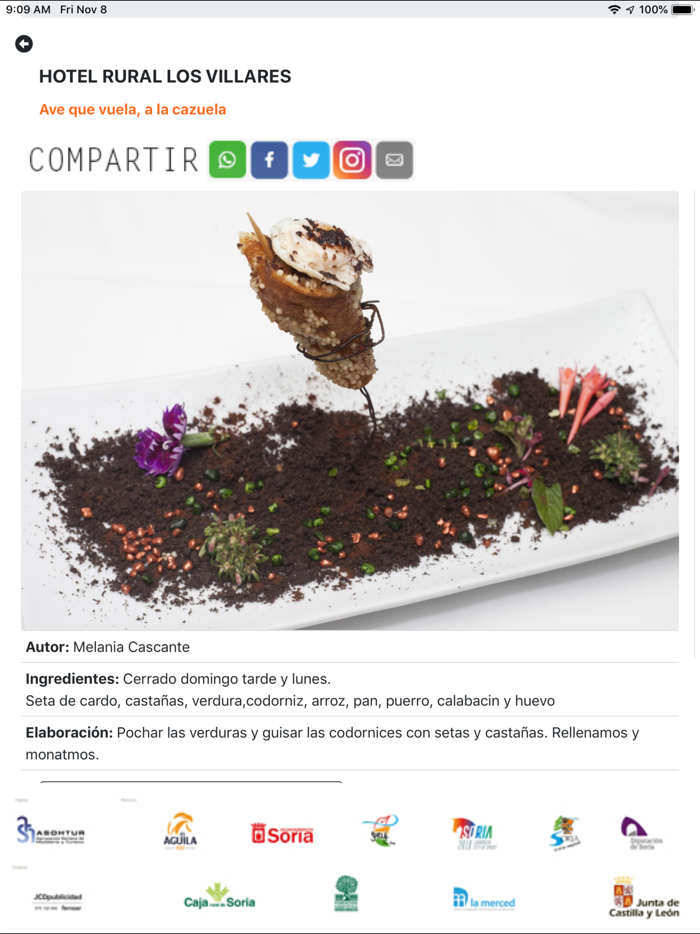 Tapa Micológica Soria