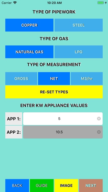 Domestic Gas Pipesizing