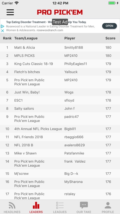 Pro Pick'em