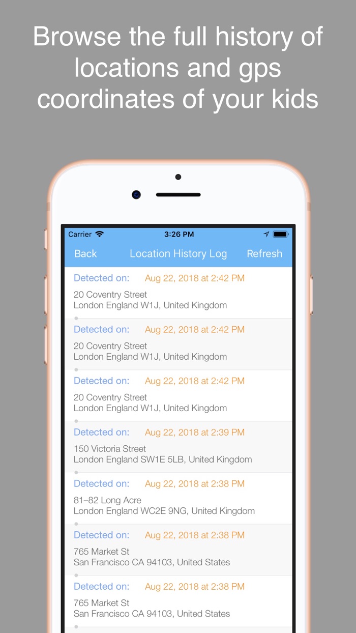 Track My Kid  - GPS localizer