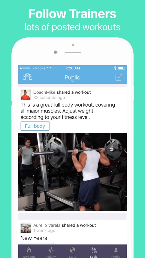 gymatic workout tracker