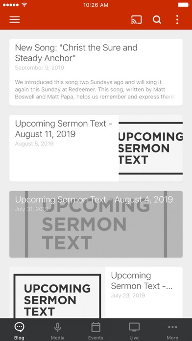 How to cancel & delete Redeemer Baptist Church from iphone & ipad 1