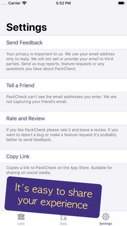 PackCheck Packing List screenshot-9