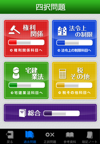 「宅建士」過去問題《受験用》 screenshot 2