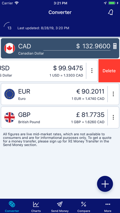 XE Currency Pro Screenshot 2