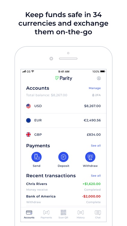 Parity Wallet & Money Transfer