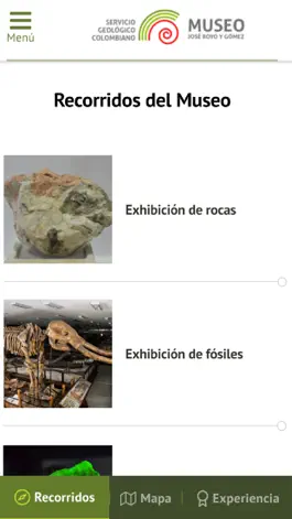 Game screenshot Museo Geológico Nacional apk