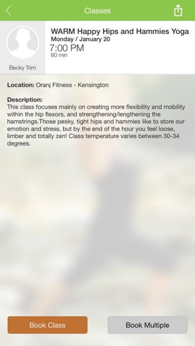 Oranj Fitness screenshot 4