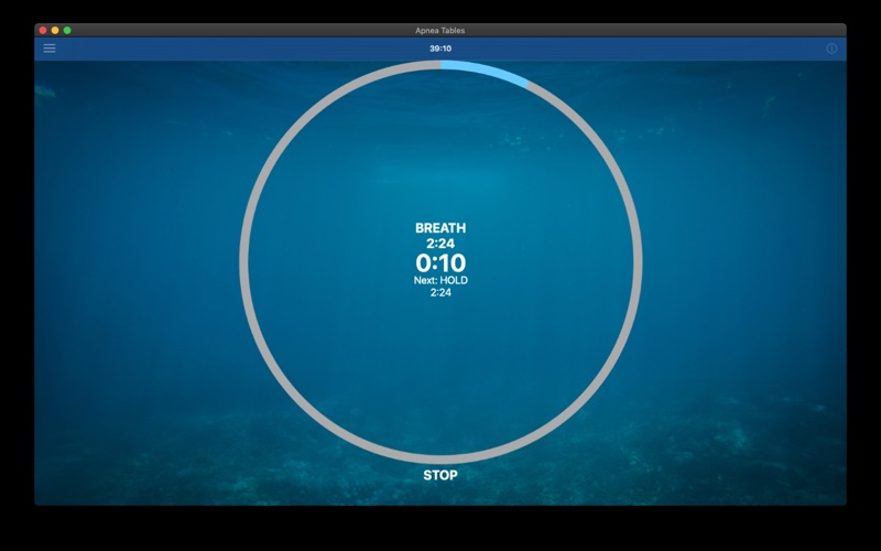 Apnea Tables Trainer screenshot 3