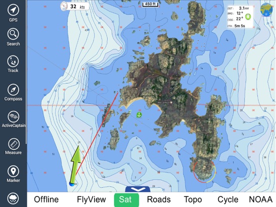 Mediterranean Sea HD GPS Chart screenshot 3