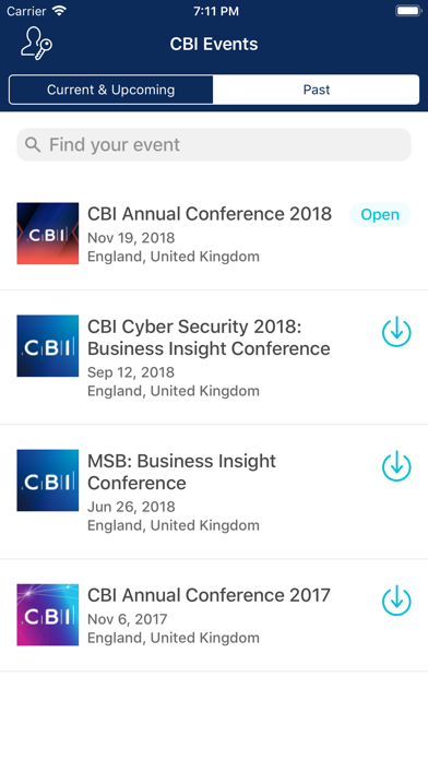 CBI Events screenshot 2