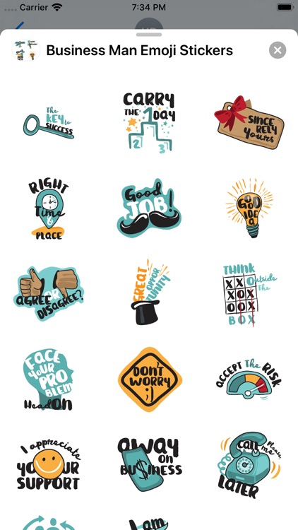 Business Man Emoji Stickers screenshot-3