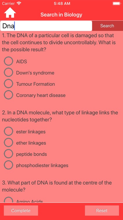 College Biology Quiz screenshot-4