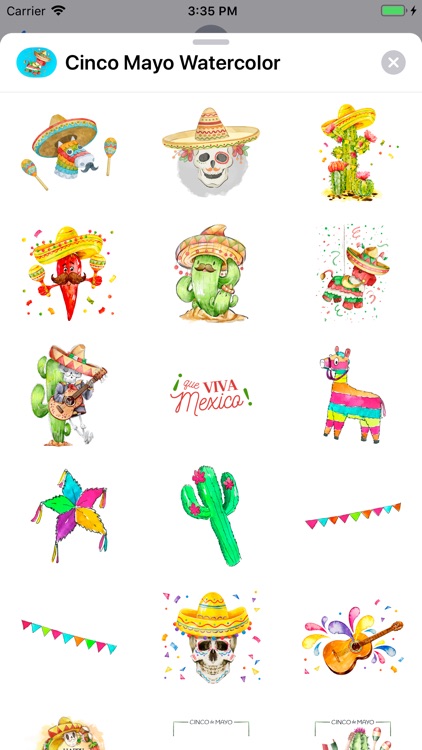 Cinco de Mayo Watercolor