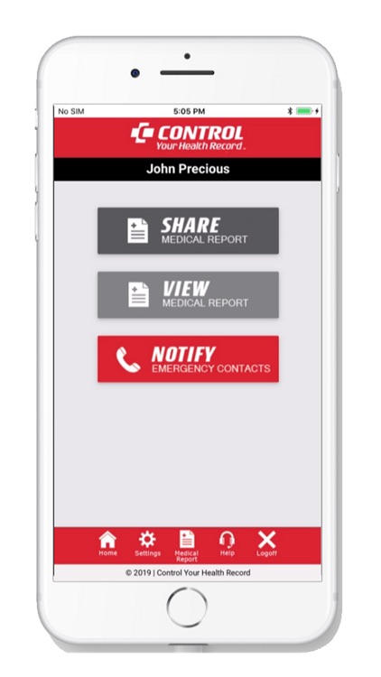 Control Your Health Record