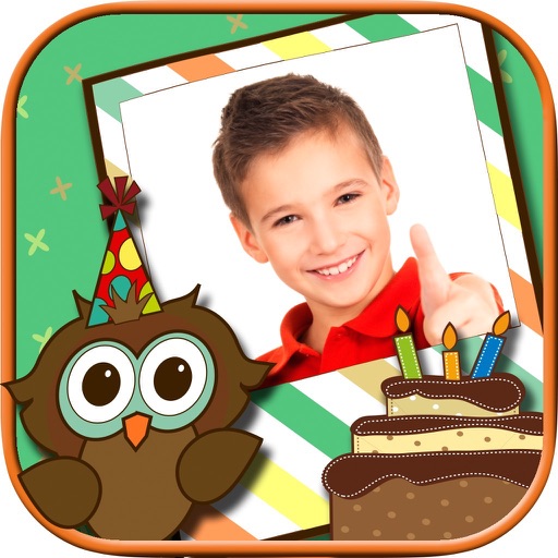 Happy birthday greeting frames iOS App