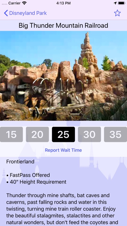 Wait Times for Disneyland