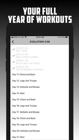 Game screenshot EVOLUTION 3:59 Workout Program hack