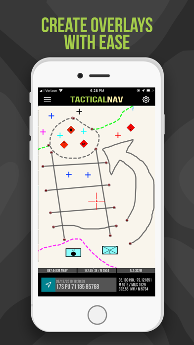 Tactical NAV - GPS Navigation App For Military and First Responders Screenshot 4