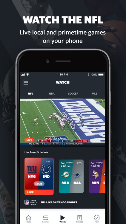 Yahoo Sports: Watch Live NFL by Yahoo