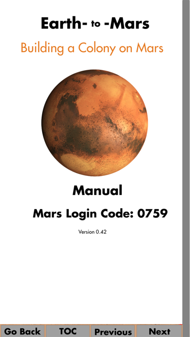 Earth To Mars Manual screenshot 2