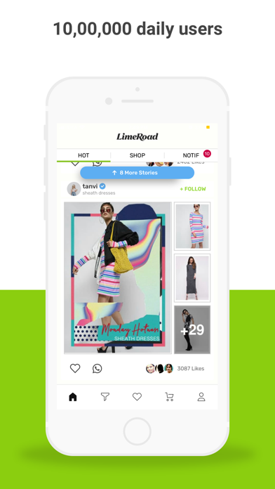 LimeRoad Online Shopping Appのおすすめ画像1