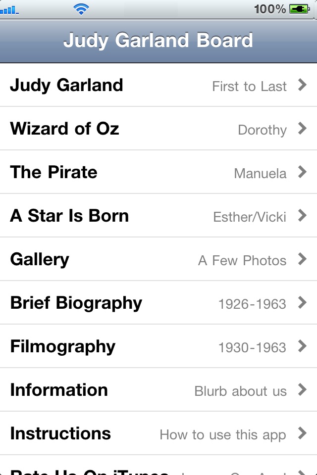 Judy Garland Sound Board screenshot 4