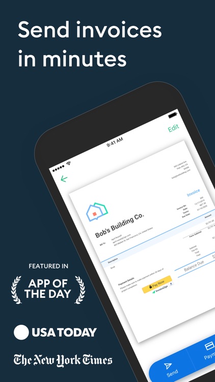 Invoice2go Easy Invoice Maker screenshot-0