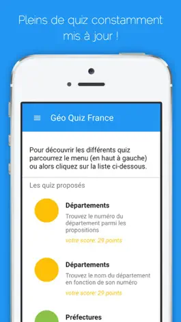 Game screenshot Géo Quiz France mod apk