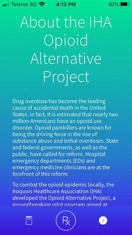 Opioid Alternative Project