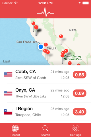 My Earthquake Alerts & Feed screenshot 2