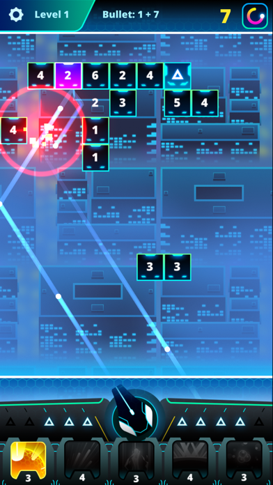 screenshot of Break Bricks. 6