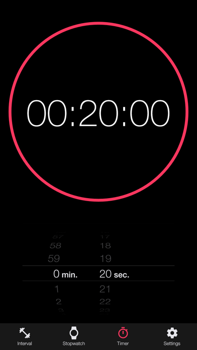 Interval tabata timer screenshot 2